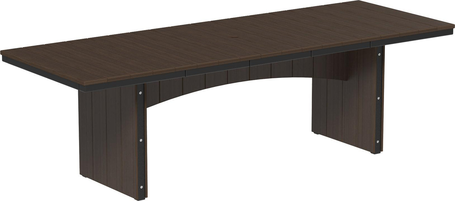 LuxCraft Recycled Plastic 3' x 8' Urban Rectangular Table (COUNTER HEIGHT)