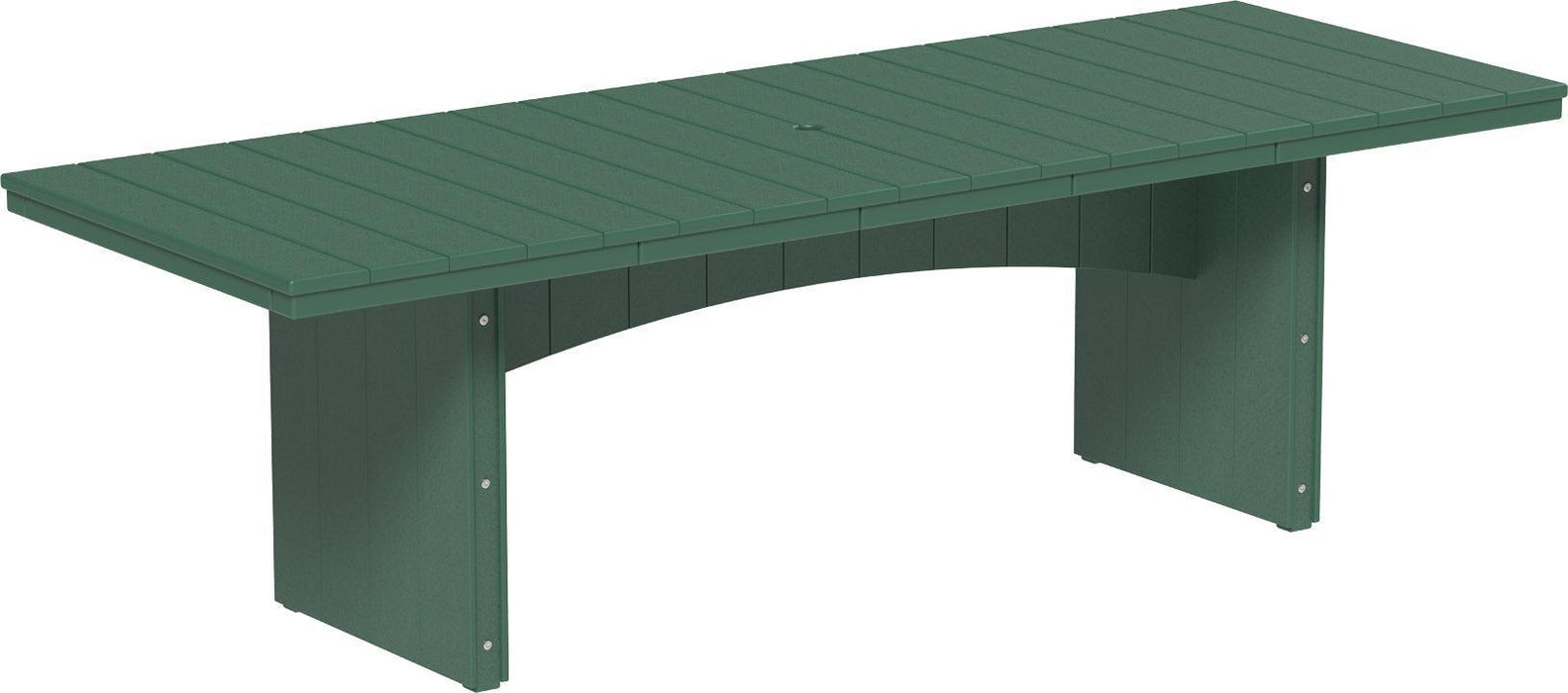 LuxCraft Recycled Plastic 3' x 8' Urban Rectangular Table (BAR HEIGHT)