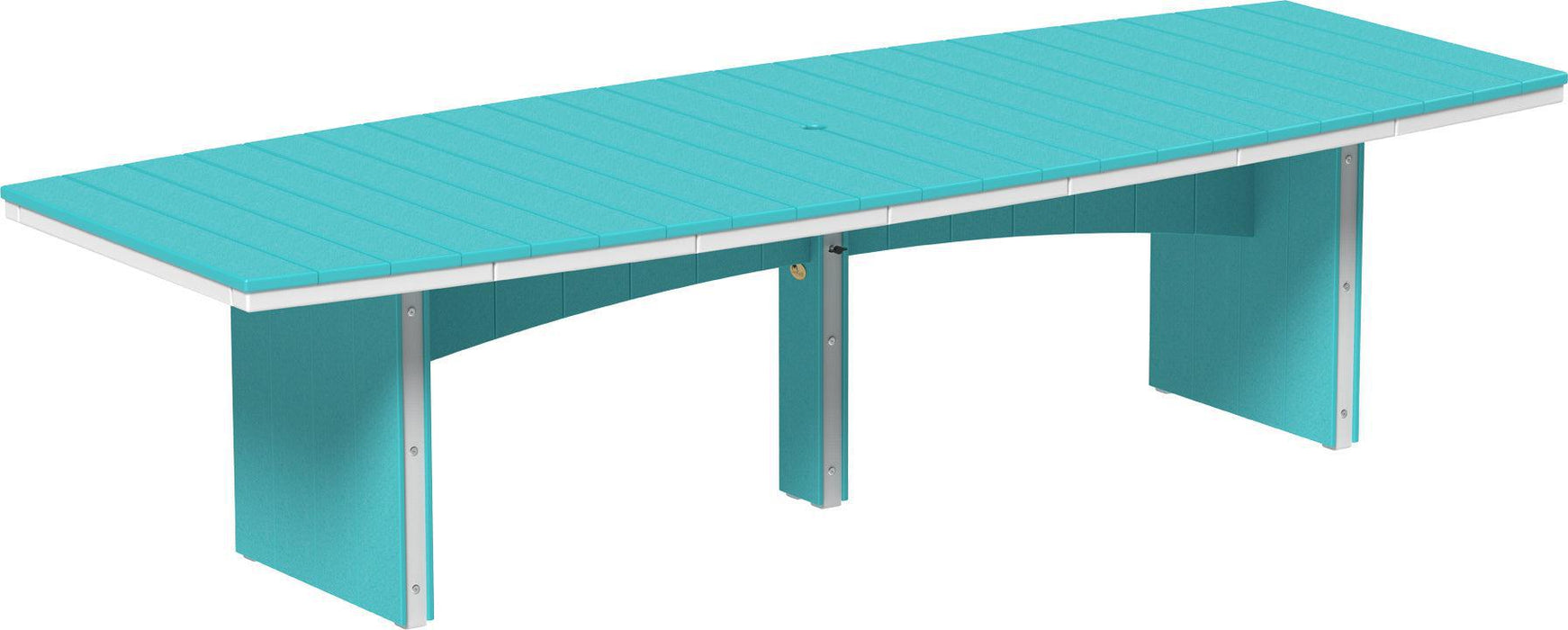 LuxCraft Recycled Plastic 4’ x 8’ Urban Oval Table (BAR HEIGHT)