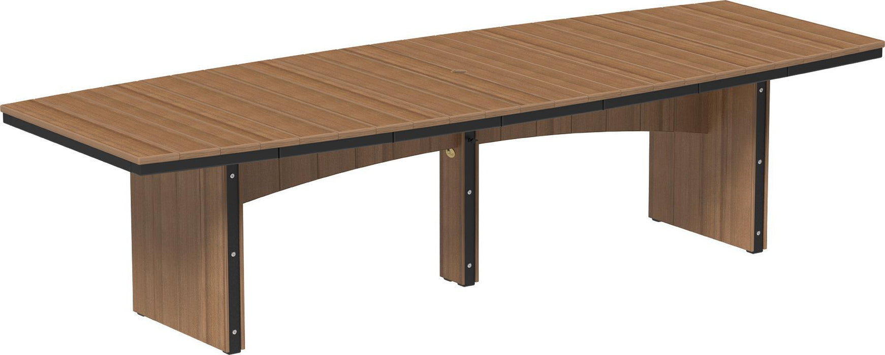 LuxCraft Recycled Plastic 4’ x 8’ Urban Oval Table (COUNTER HEIGHT)