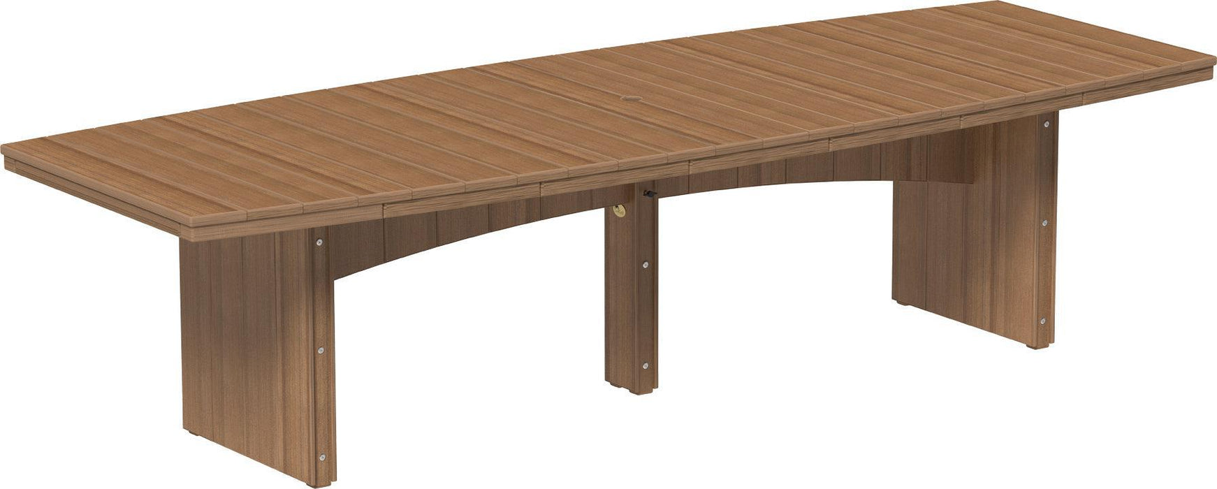 LuxCraft Recycled Plastic 4’ x 10’ Urban Oval Table (BAR HEIGHT)