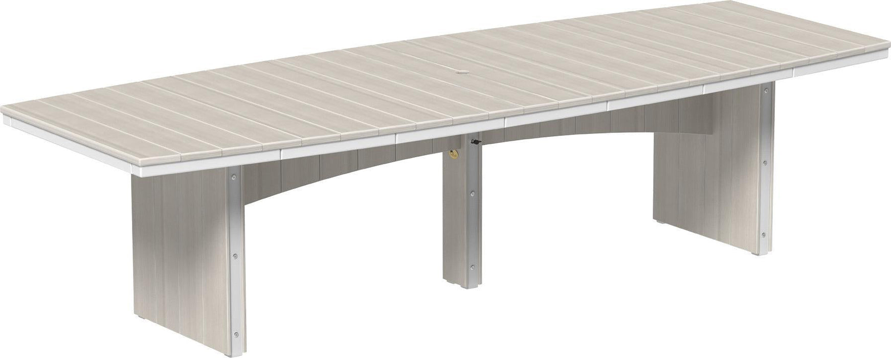 LuxCraft Recycled Plastic 4’ x 10’ Urban Oval Table (COUNTER HEIGHT)