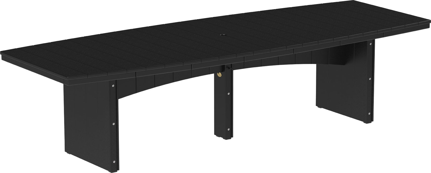 LuxCraft Recycled Plastic 4’ x 10’ Urban Oval Table (BAR HEIGHT)