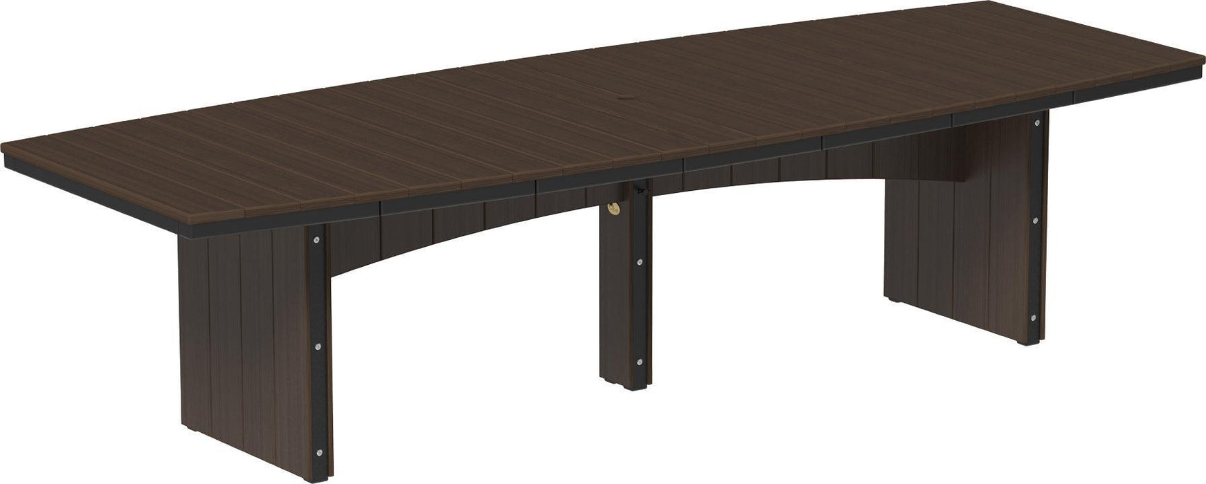 LuxCraft Recycled Plastic 4’ x 10’ Urban Oval Table (BAR HEIGHT)
