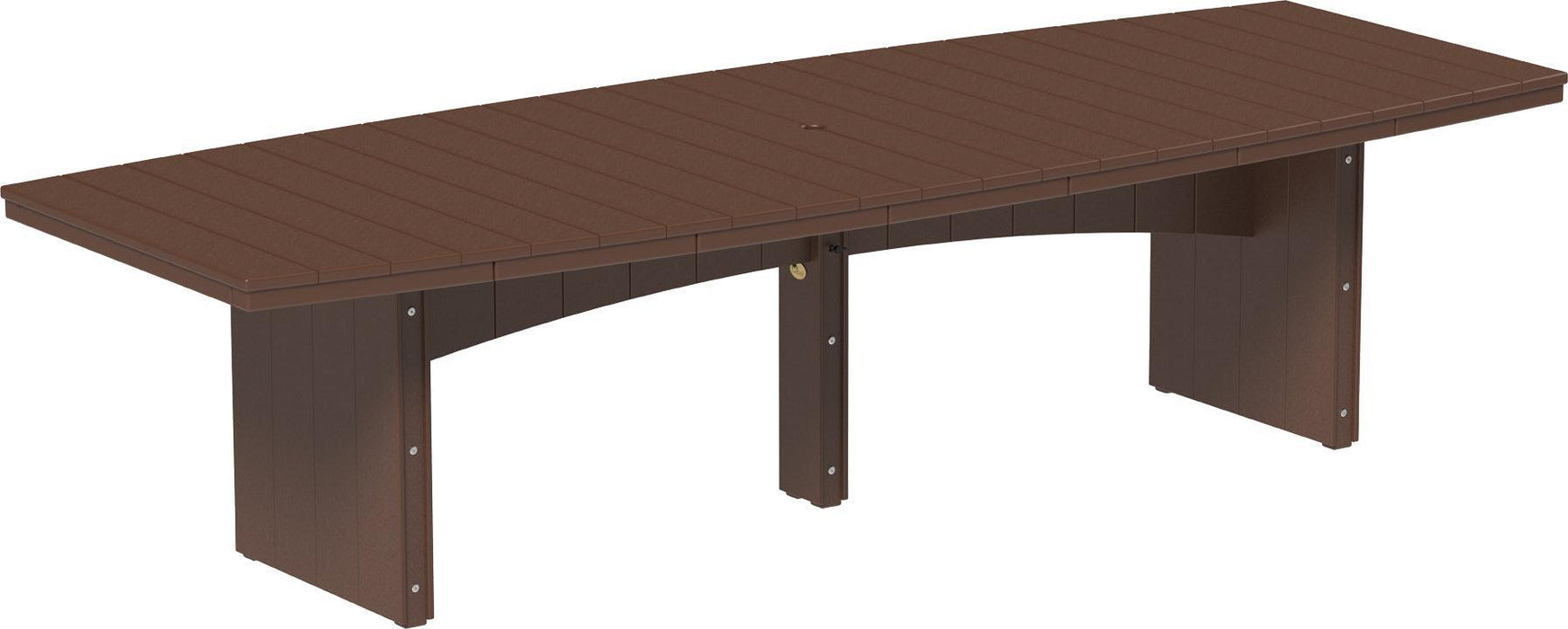 LuxCraft Recycled Plastic 4’ x 8’ Urban Oval Table (BAR HEIGHT)