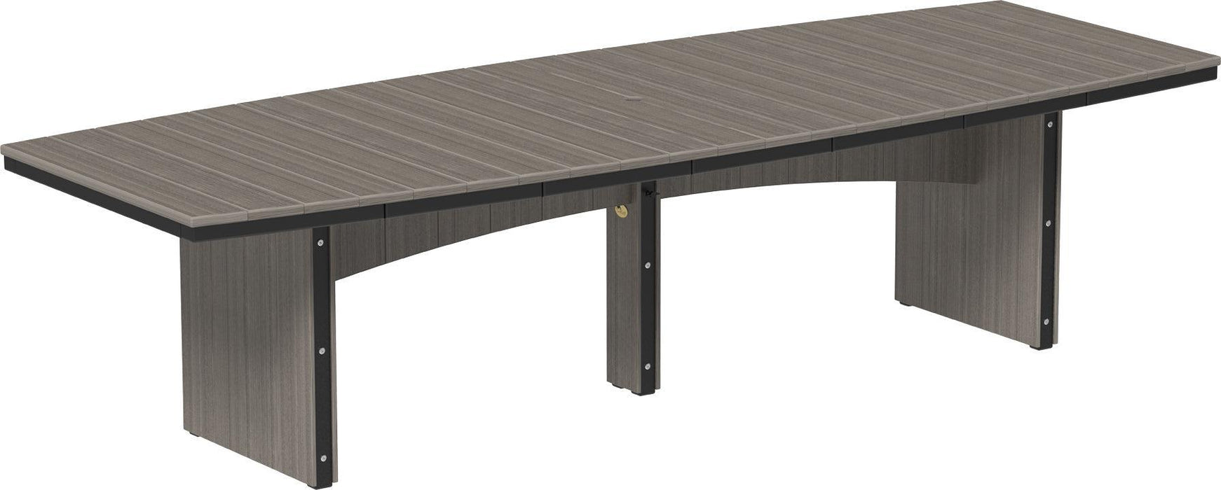 LuxCraft Recycled Plastic 4’ x 10’ Urban Oval Table (BAR HEIGHT)
