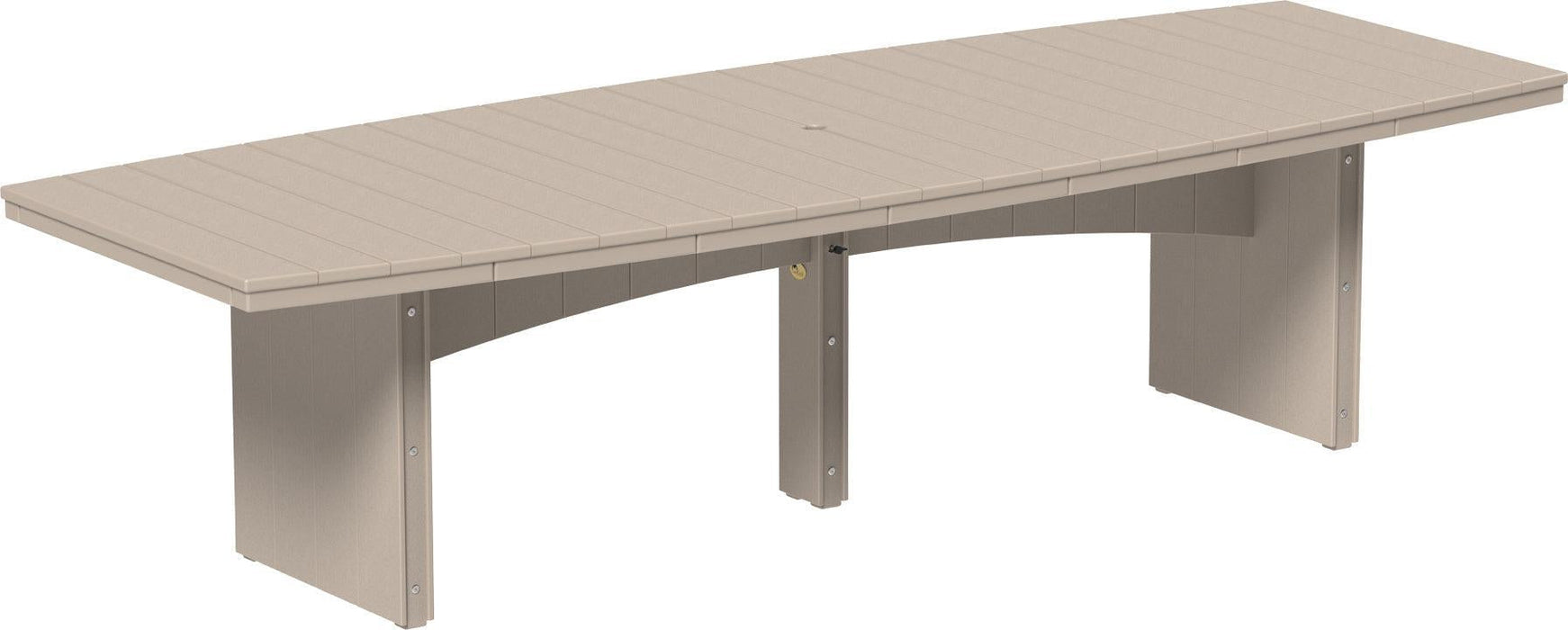 LuxCraft Recycled Plastic 4’ x 10’ Urban Oval Table (BAR HEIGHT)