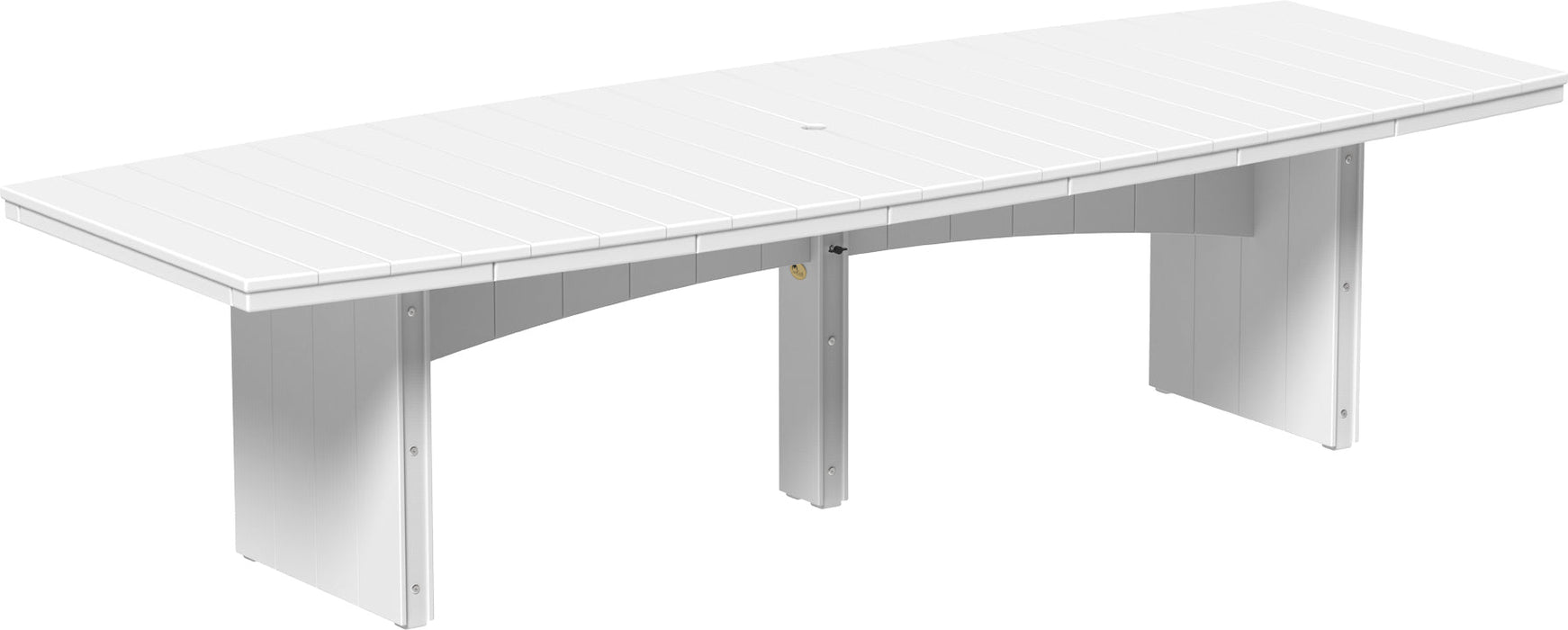 LuxCraft Recycled Plastic 4’ x 8’ Urban Oval Table (COUNTER HEIGHT)
