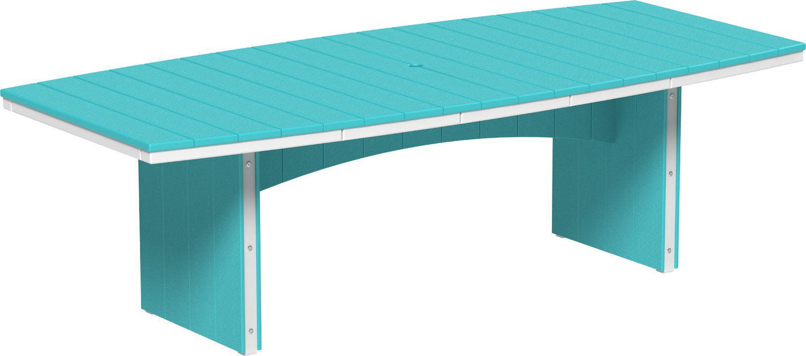 LuxCraft Recycled Plastic 4' x 8' Urban Oval Table (DINING HEIGHT)