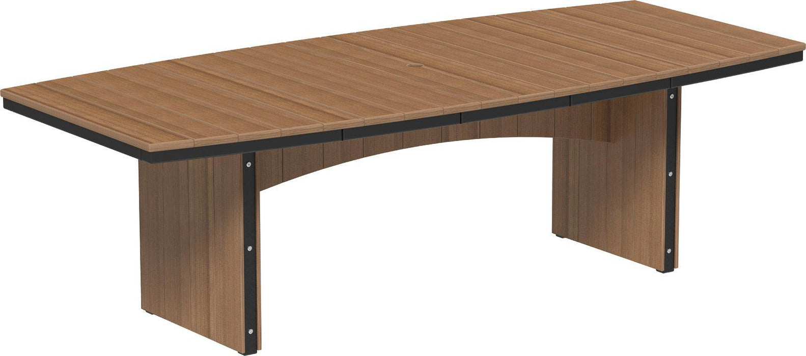 LuxCraft Recycled Plastic 4' x 8' Urban Oval Table (DINING HEIGHT)