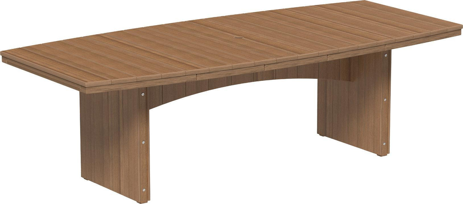 LuxCraft Recycled Plastic 4' x 8' Urban Oval Table (DINING HEIGHT)