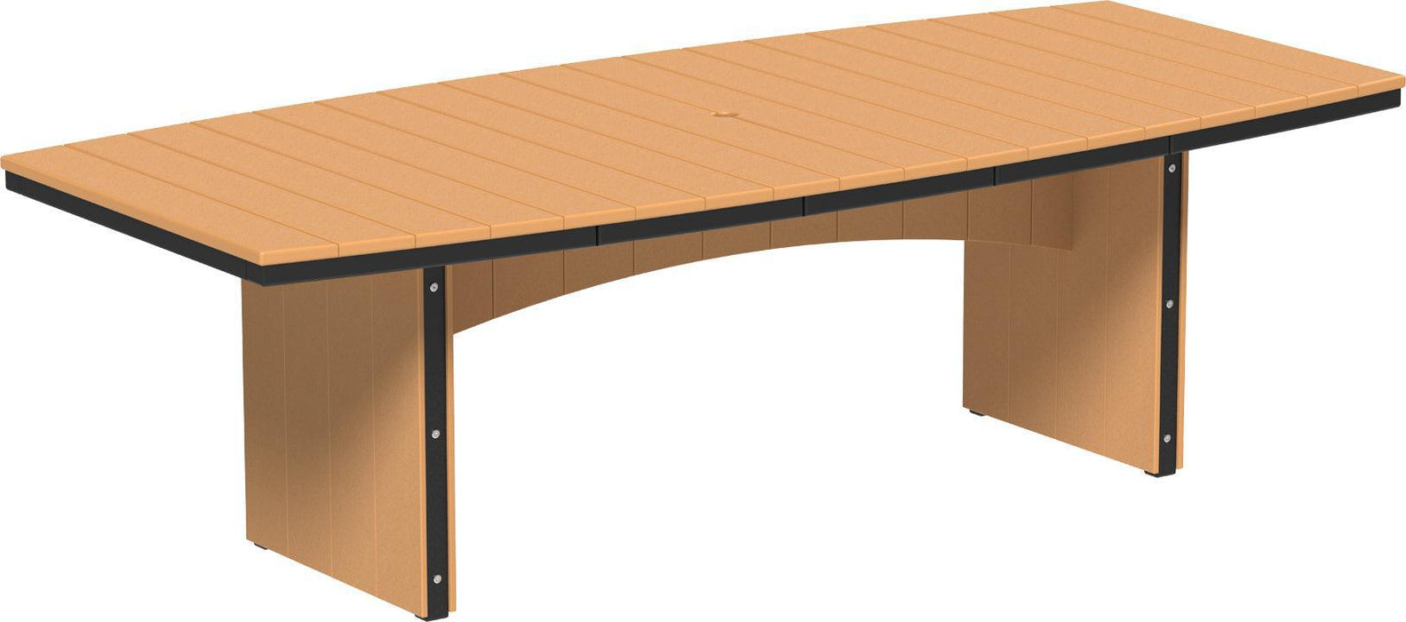 LuxCraft Recycled Plastic 4' x 8' Urban Oval Table (DINING HEIGHT)