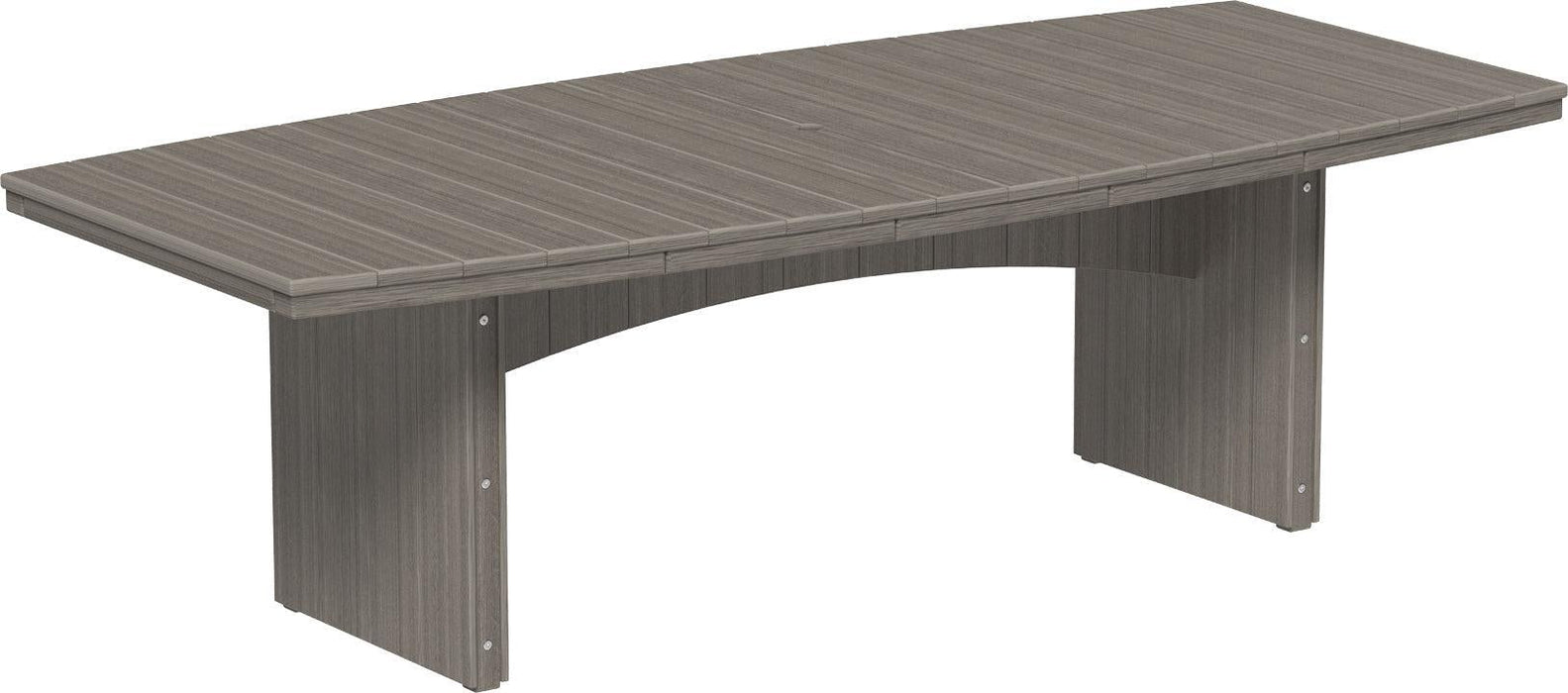 LuxCraft Recycled Plastic 4' x 8' Urban Oval Table (DINING HEIGHT)