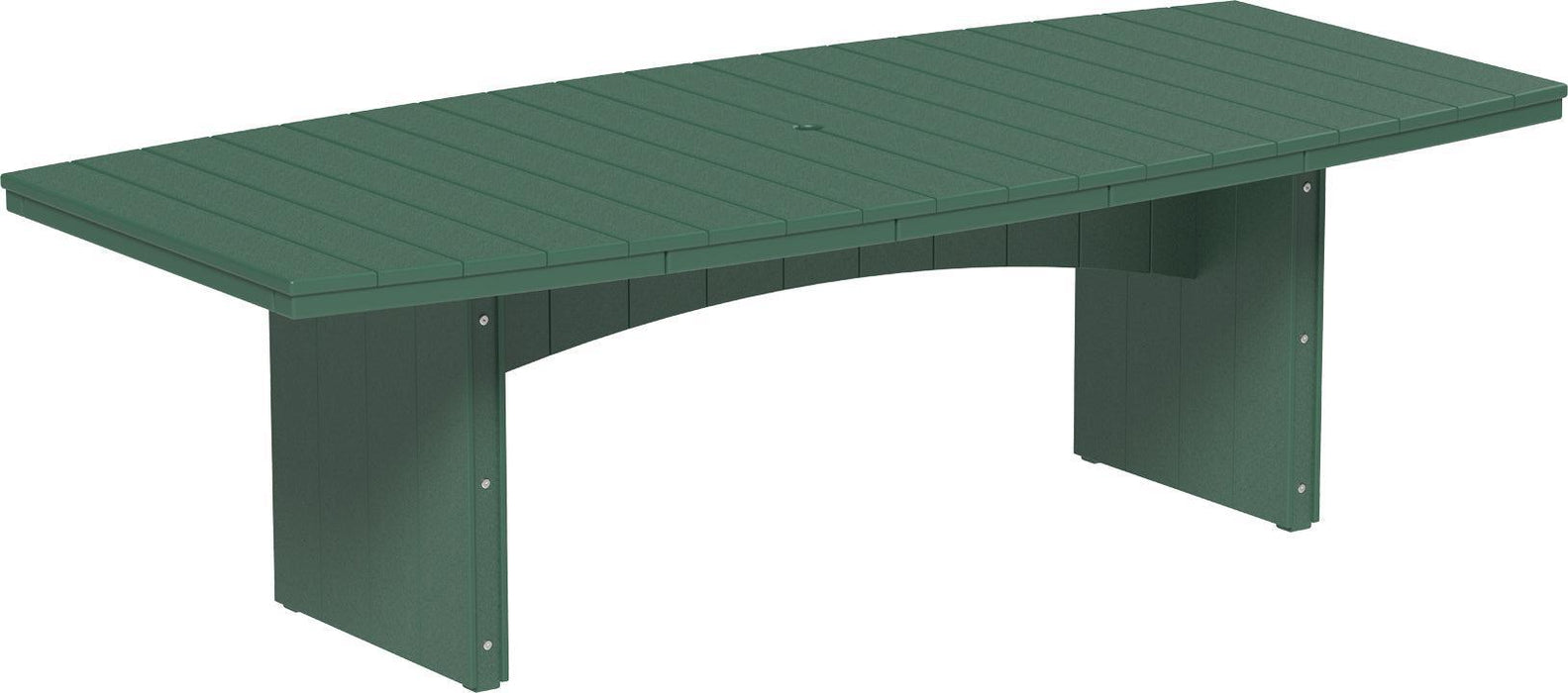 LuxCraft Recycled Plastic 4' x 8' Urban Oval Table (DINING HEIGHT)