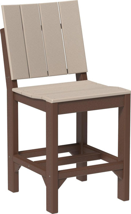 LuxCraft Recycled Plastic Urban Side Chair (COUNTER HEIGHT)