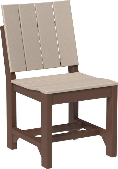 LuxCraft Recycled Plastic Urban Side Chair (DINING HEIGHT)