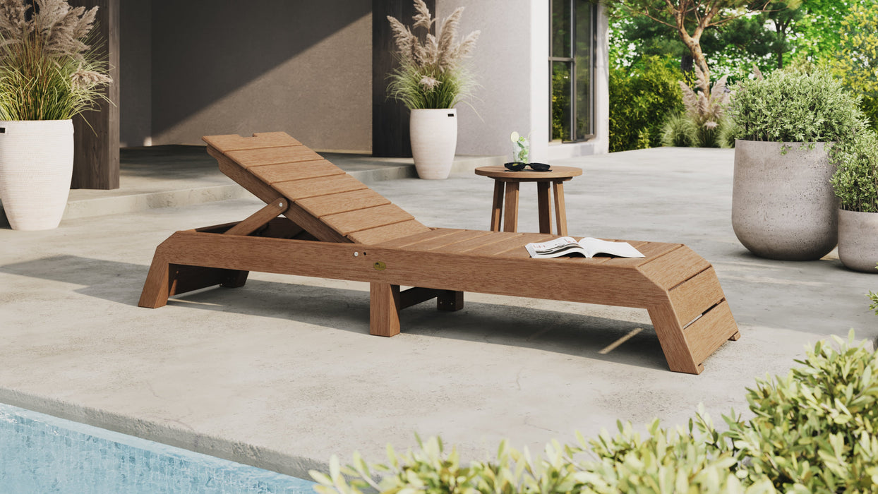 LuxCraft Recycled Plastic Urban Chaise Lounge Chair