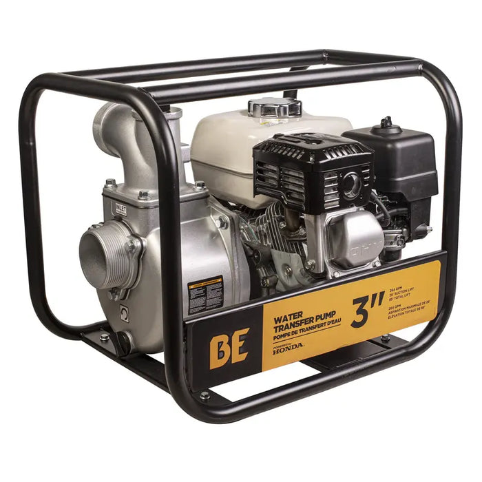 BE Power 3" Water Transfer Pump with Honda GX200 Engine