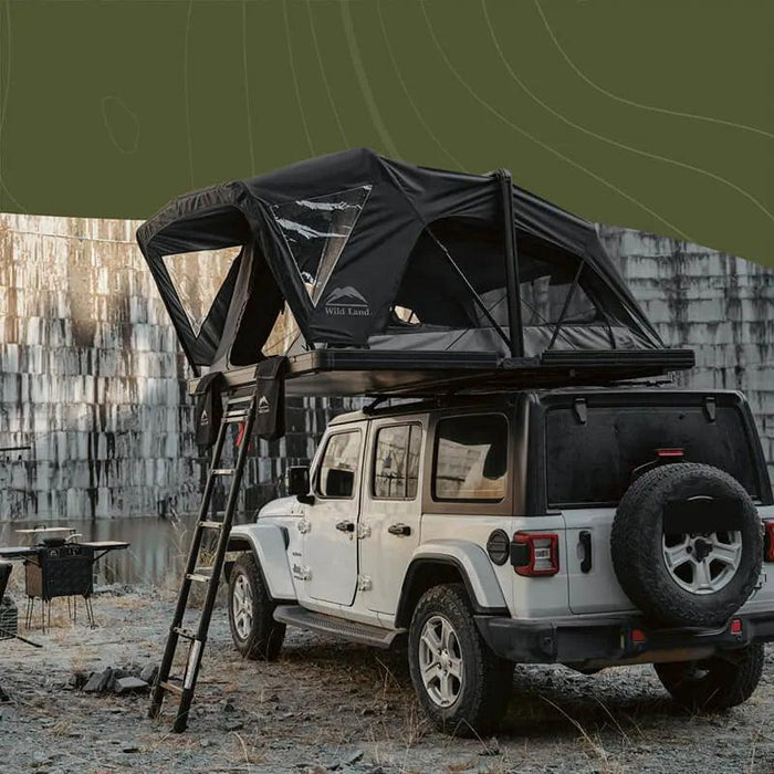 Wild Land Summit Explorer Max Hard Shell Roof Top Tent — 3–4 Person, Quick Setup