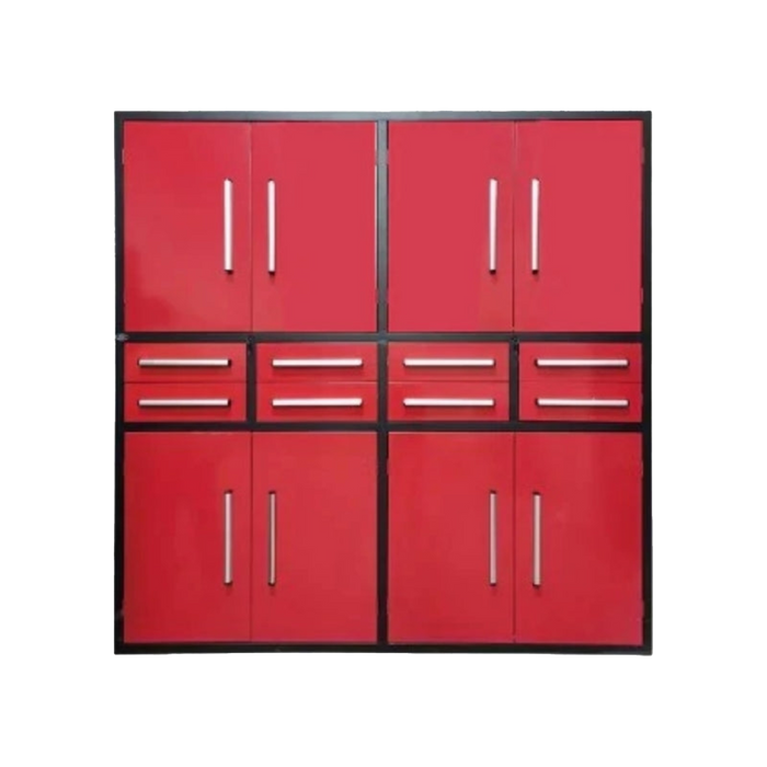 Chery Industrial Steelman 7 ft Storage Cabinet (8 Drawers & 4 Cabinets)