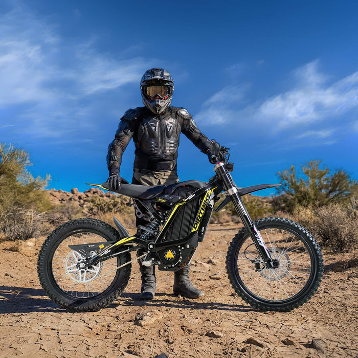 Thunder Wasp XR 16 Bright Black 72V 40Ah 16000W Peak Power Off-Road Electric Dirt Bike
