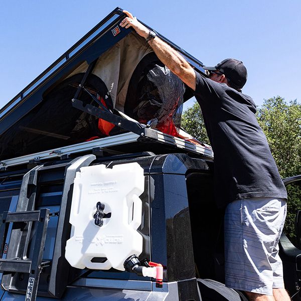 BadAss Tents Land Rover 2020-22 Defender 110 Convoy Rooftop Tent - Pre-assembled