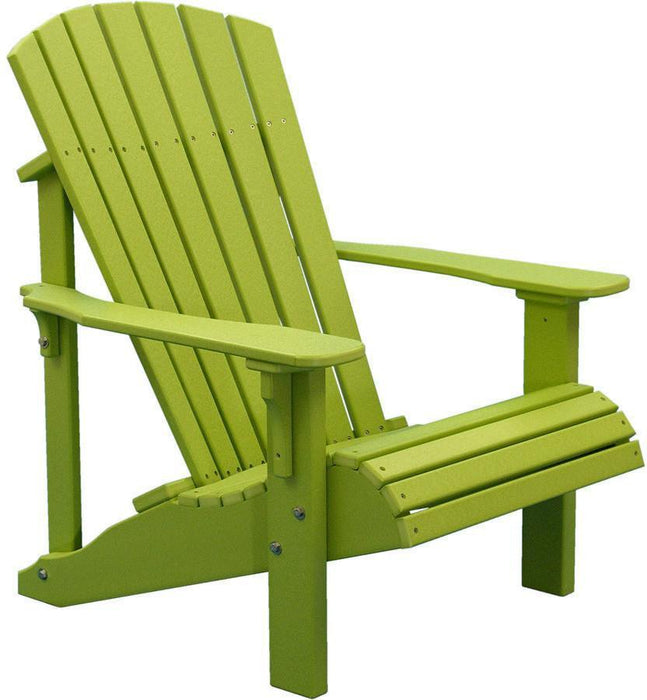 LuxCraft Recycled Plastic Deluxe Adirondack Chair