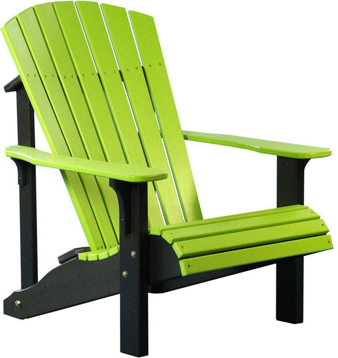 LuxCraft Recycled Plastic Deluxe Adirondack Chair