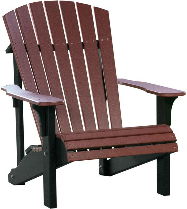 LuxCraft Recycled Plastic Deluxe Adirondack Chair