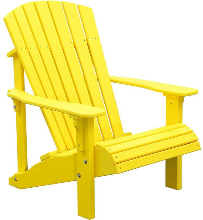LuxCraft Recycled Plastic Deluxe Adirondack Chair