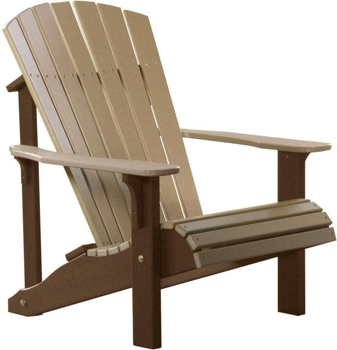 LuxCraft Recycled Plastic Deluxe Adirondack Chair