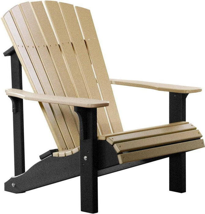 LuxCraft Recycled Plastic Deluxe Adirondack Chair