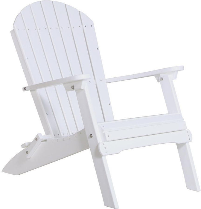 LuxCraft Recycled Plastic Folding Adirondack Chair