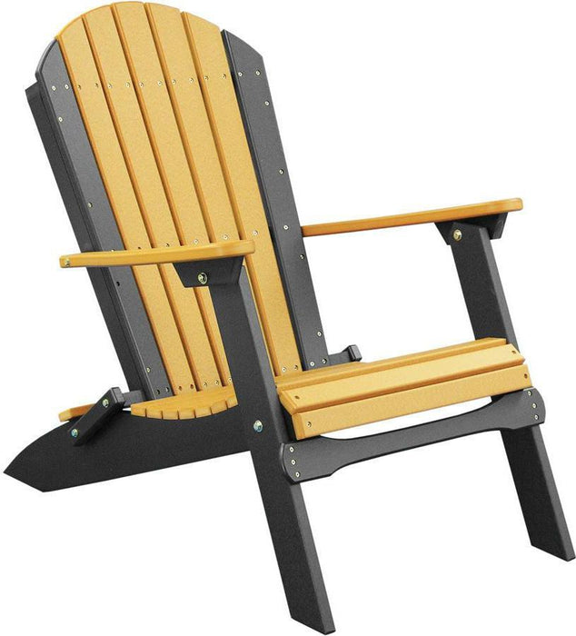 LuxCraft Recycled Plastic Folding Adirondack Chair