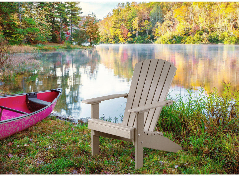 LuxCraft Recycled Plastic Lakeside Compact Portable Adirondack Chair