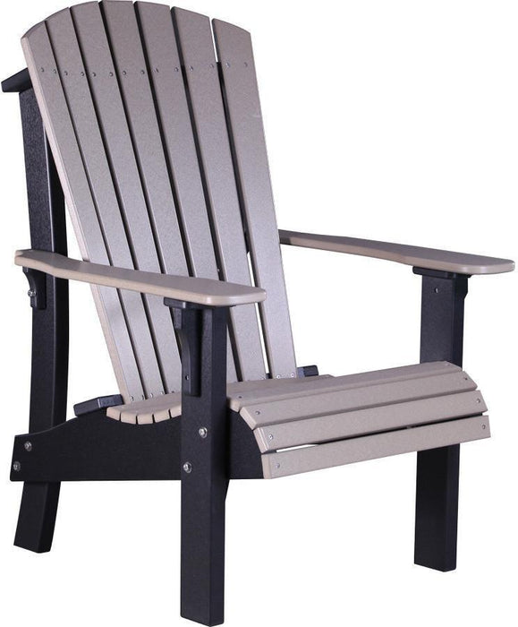 LuxCraft Recycled Plastic Royal Adirondack Chair with Elevated Seat Height