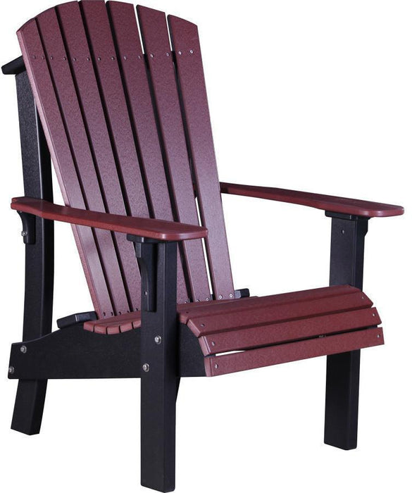 LuxCraft Recycled Plastic Senior Height Royal Adirondack Chair