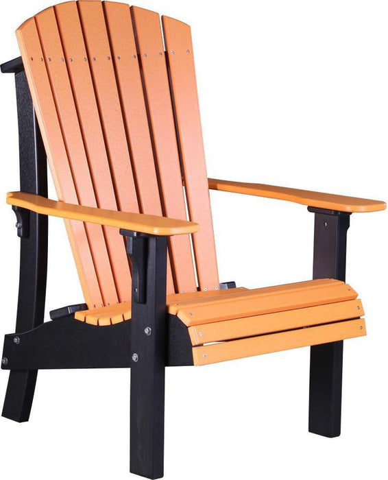 LuxCraft Recycled Plastic Senior Height Royal Adirondack Chair