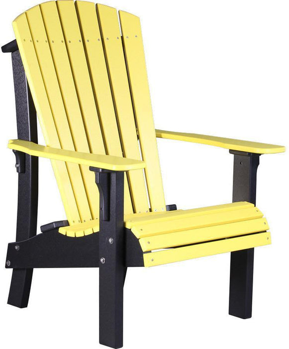 LuxCraft Recycled Plastic Senior Height Royal Adirondack Chair