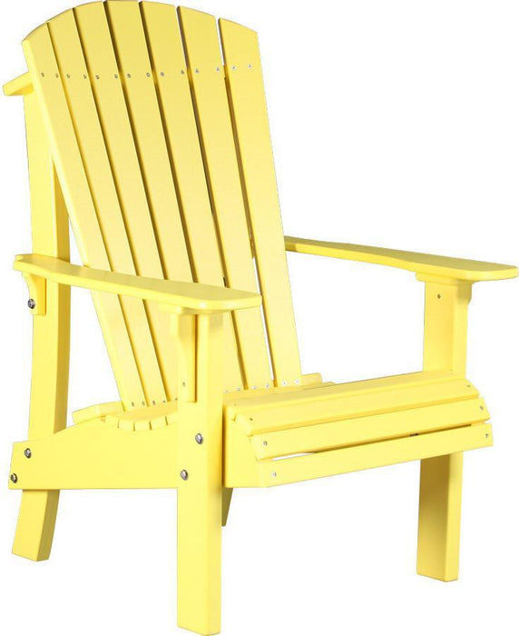 LuxCraft Recycled Plastic Senior Height Royal Adirondack Chair