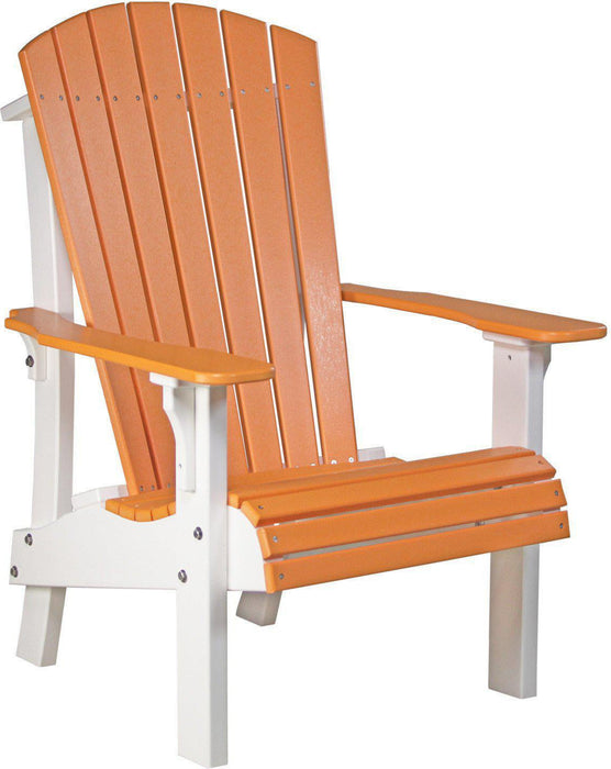 LuxCraft Recycled Plastic Senior Height Royal Adirondack Chair