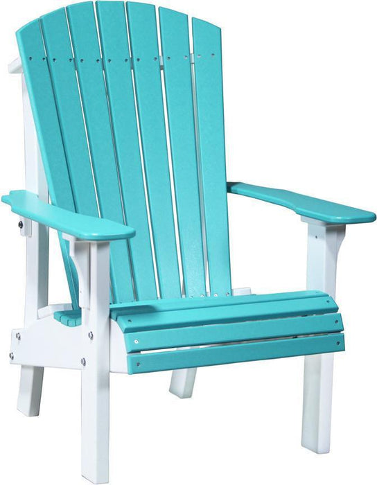 LuxCraft Recycled Plastic Senior Height Royal Adirondack Chair