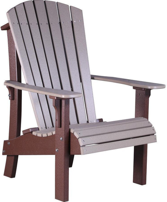 LuxCraft Recycled Plastic Senior Height Royal Adirondack Chair