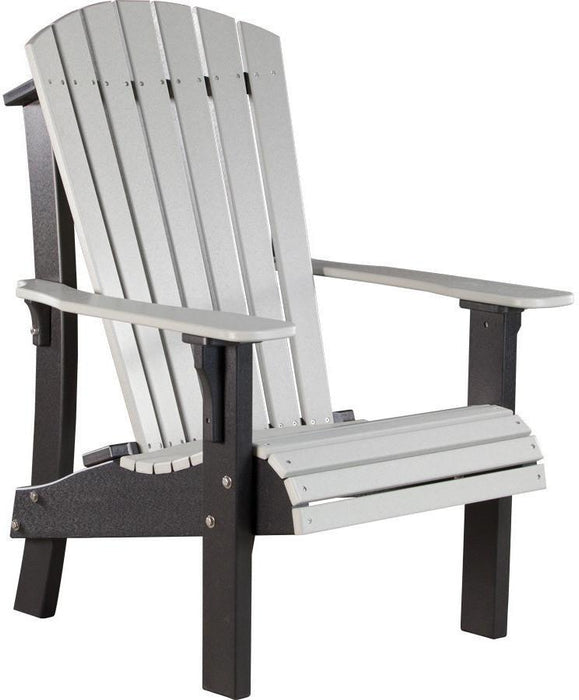 LuxCraft Recycled Plastic Senior Height Royal Adirondack Chair