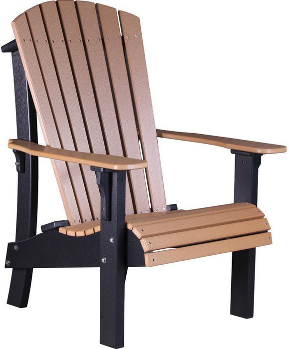 LuxCraft Recycled Plastic Senior Height Royal Adirondack Chair