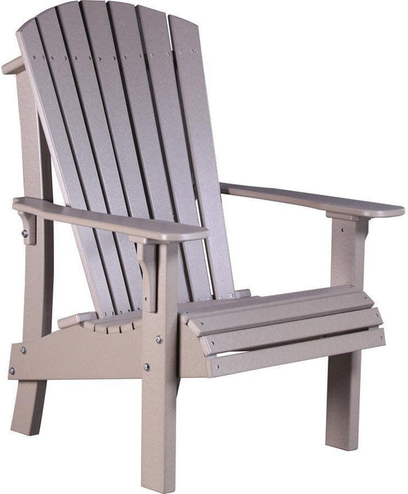 LuxCraft Recycled Plastic Senior Height Royal Adirondack Chair