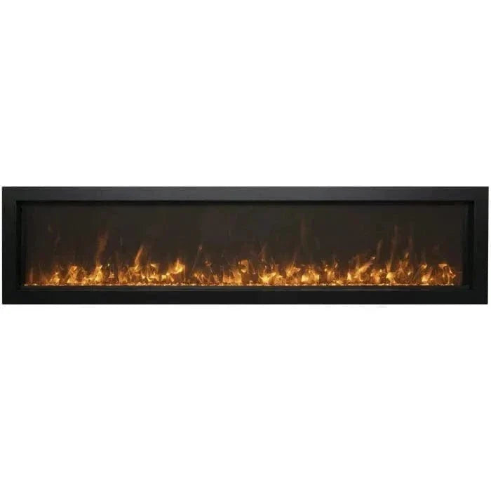 Amantii Symmetry Xtra Slim 50" Smart Linear Built-In Electric Fireplace