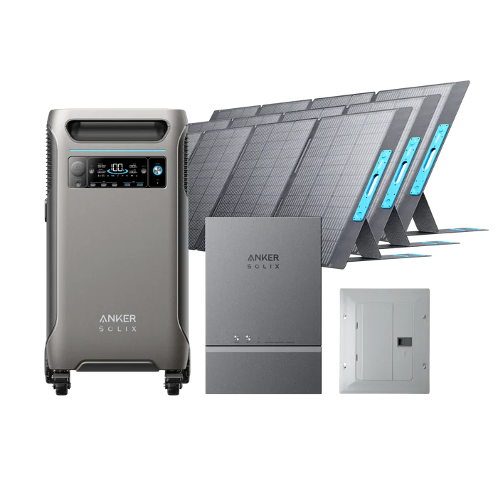 Anker SOLIX F3800 + Smart Home Power Kit + 400W Solar Panel