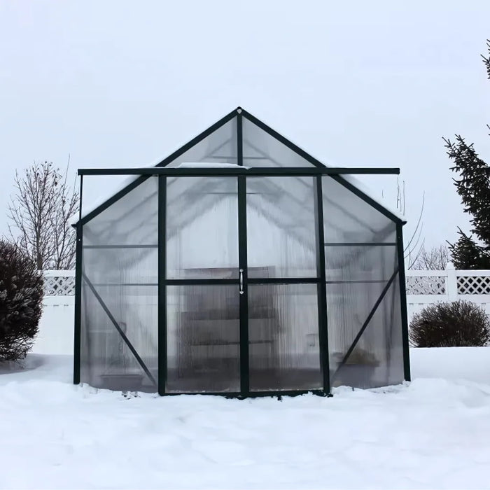 Grandio Ascent 8x8 Greenhouse Kit 6mm Twin Wall Polycarbonate