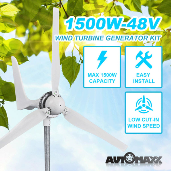Automaxx 1500W Windmill Turbine Generator Kit